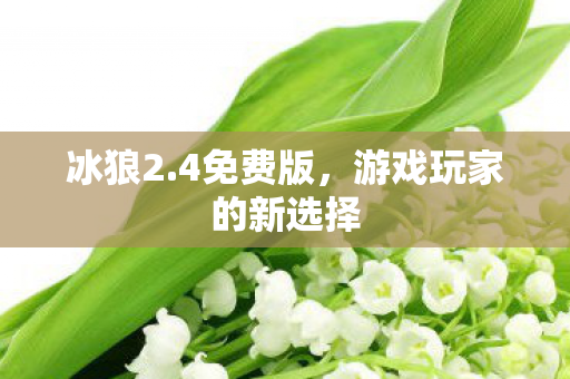冰狼2.4免费版,游戏玩家的新选择 冰狼2.4免费版,游戏玩家的新选择
