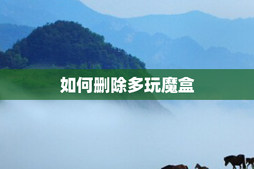 如何删除多玩魔盒