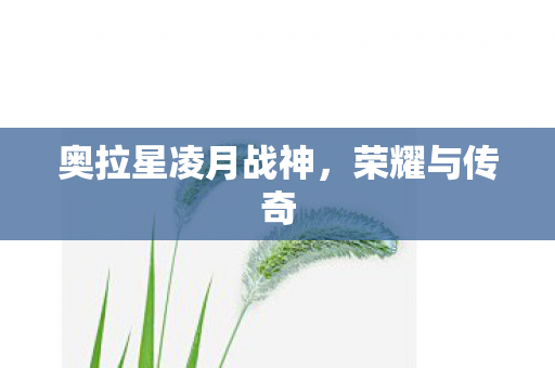 奥拉星凌月战神,荣耀与传奇 奥拉星凌月战神,荣耀与传奇