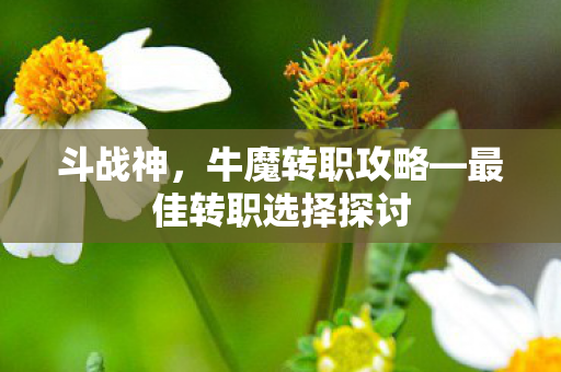 斗战神,牛魔转职攻略—最佳转职选择探讨 斗战神,牛魔转职攻略—最佳转职选择探讨