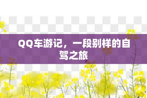 QQ车游记,一段别样的自驾之旅 QQ车游记,一段别样的自驾之旅