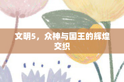 文明5,众神与国王的辉煌交织 文明5,众神与国王的辉煌交织
