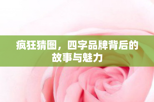 疯狂猜图,四字品牌背后的故事与魅力 疯狂猜图,四字品牌背后的故事与魅力