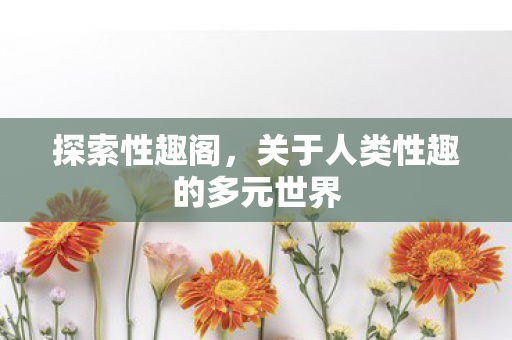 探索性趣阁,关于人类性趣的多元世界 探索性趣阁,关于人类性趣的多元世界