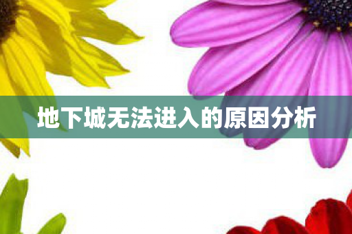 地下城无法进入的原因分析 地下城无法进入的原因分析