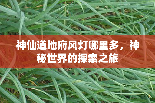 神仙道地府风灯哪里多,神秘世界的探索之旅 神仙道地府风灯哪里多,神秘世界的探索之旅