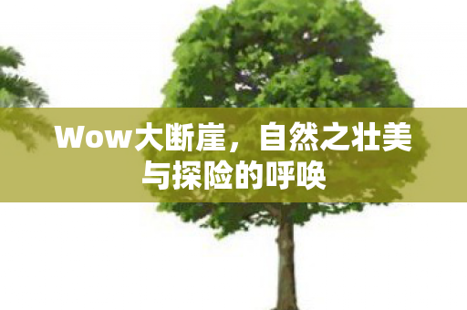 Wow大断崖,自然之壮美与探险的呼唤 Wow大断崖,自然之壮美与探险的呼唤