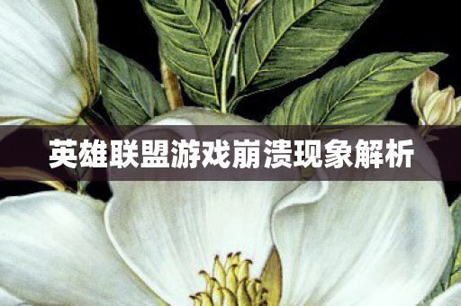 英雄联盟游戏崩溃现象解析 英雄联盟游戏崩溃现象解析