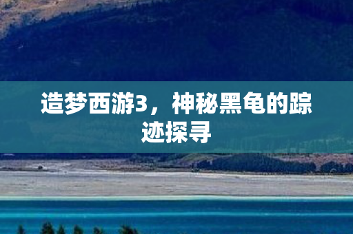 造梦西游3,神秘黑龟的踪迹探寻 造梦西游3,神秘黑龟的踪迹探寻