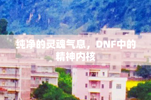 纯净的灵魂气息，DNF中的精神内核