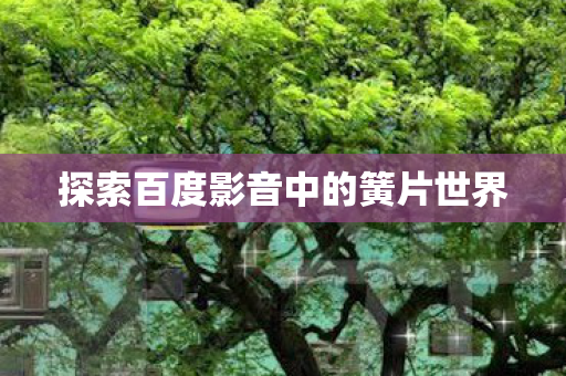 探索百度影音中的簧片世界 探索百度影音中的簧片世界