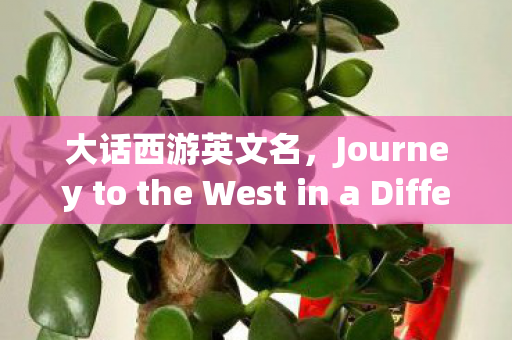 大话西游英文名,Journey to the West in a Different Light 大话西游英文名,Journey to the West in a Different Light