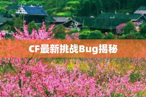 CF最新挑战Bug揭秘 CF最新挑战Bug揭秘