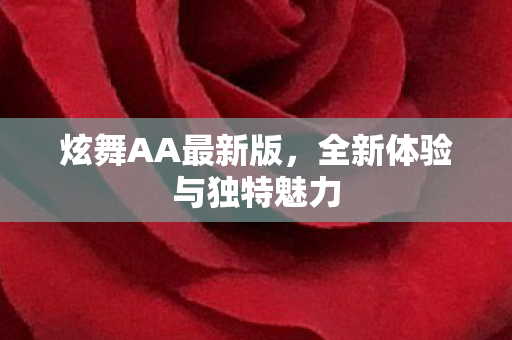 炫舞AA最新版,全新体验与独特魅力 炫舞AA最新版,全新体验与独特魅力