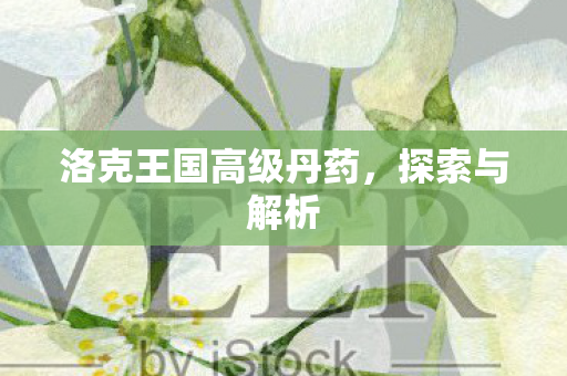 洛克王国高级丹药,探索与解析 洛克王国高级丹药,探索与解析