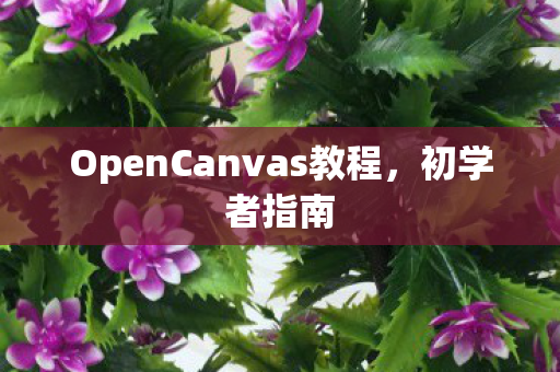 OpenCanvas教程,初学者指南 OpenCanvas教程,初学者指南