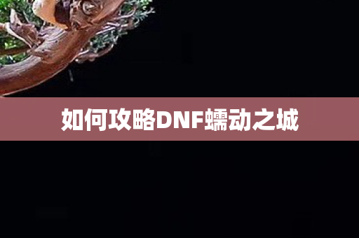 如何攻略DNF蠕动之城 如何攻略DNF蠕动之城