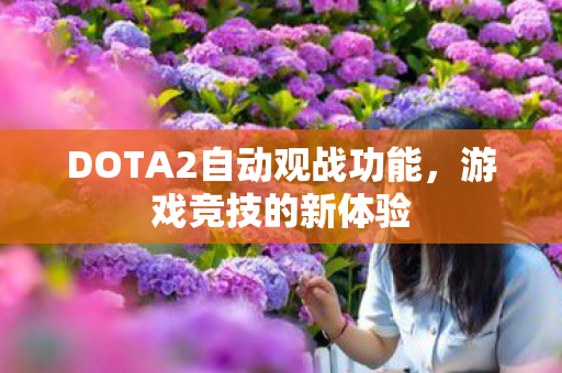 DOTA2自动观战功能,游戏竞技的新体验 DOTA2自动观战功能,游戏竞技的新体验