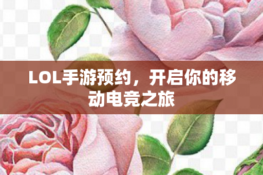 LOL手游预约,开启你的移动电竞之旅 LOL手游预约,开启你的移动电竞之旅