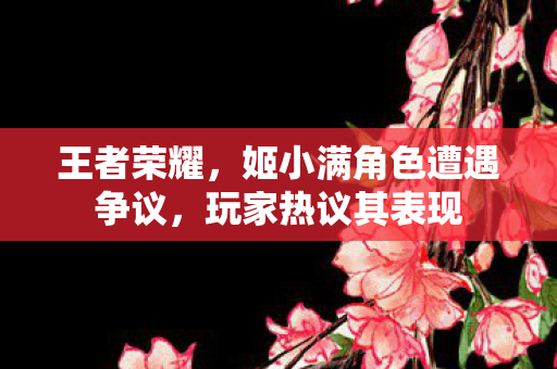 王者荣耀,姬小满角色遭遇争议,玩家热议其表现 王者荣耀,姬小满角色遭遇争议,玩家热议其表现