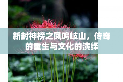 新封神榜之凤鸣岐山,传奇的重生与文化的演绎 新封神榜之凤鸣岐山,传奇的重生与文化的演绎