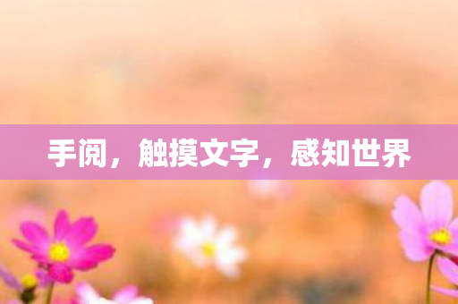 手阅,触摸文字,感知世界 手阅,触摸文字,感知世界