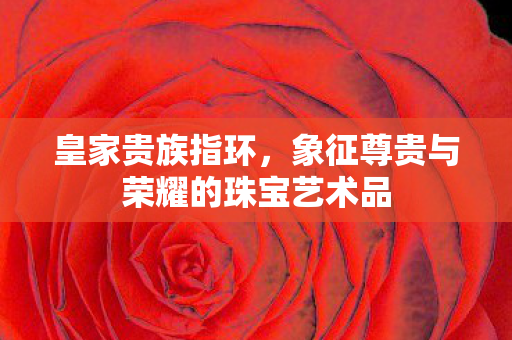 皇家贵族指环,象征尊贵与荣耀的珠宝艺术品 皇家贵族指环,象征尊贵与荣耀的珠宝艺术品