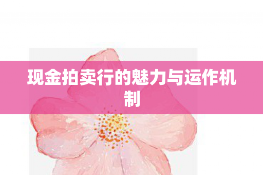 现金拍卖行的魅力与运作机制