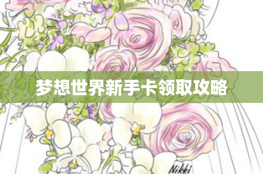 梦想世界新手卡领取攻略 梦想世界新手卡领取攻略