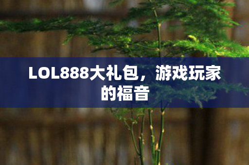 LOL888大礼包,游戏玩家的福音 LOL888大礼包,游戏玩家的福音