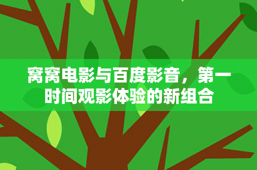 窝窝电影与百度影音,第一时间观影体验的新组合 窝窝电影与百度影音,第一时间观影体验的新组合