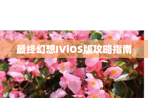最终幻想IViOS版攻略指南 最终幻想IViOS版攻略指南