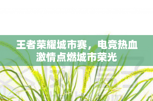 王者荣耀城市赛,电竞热血激情点燃城市荣光 王者荣耀城市赛,电竞热血激情点燃城市荣光
