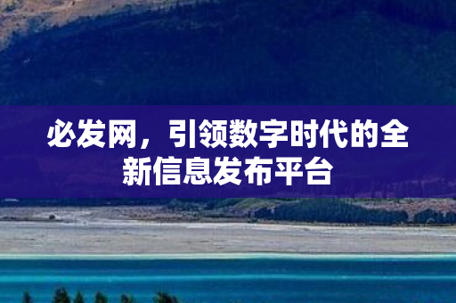 必发网，引领数字时代的全新信息发布平台