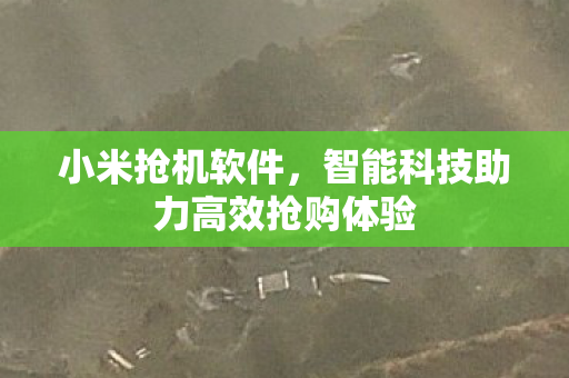 小米抢机软件,智能科技助力高效抢购体验 小米抢机软件,智能科技助力高效抢购体验