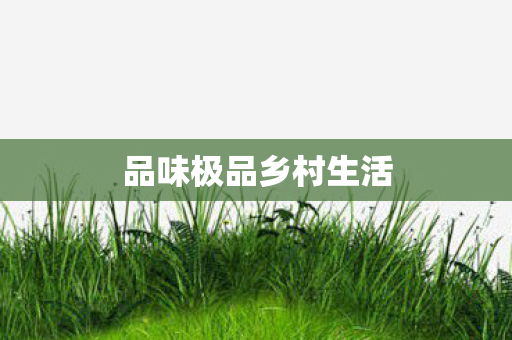 品味极品乡村生活