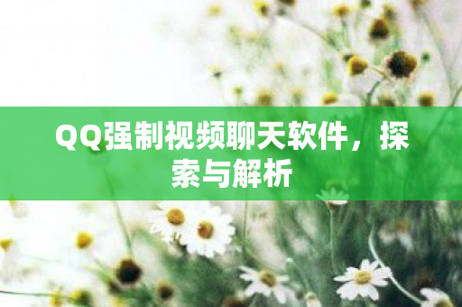 QQ强制视频聊天软件，探索与解析