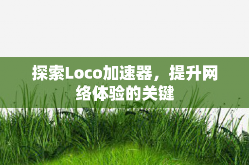 探索Loco加速器,提升网络体验的关键 探索Loco加速器,提升网络体验的关键
