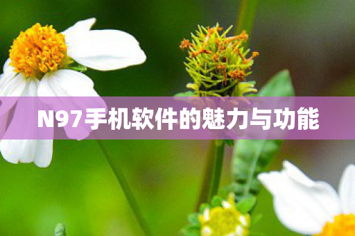 N97手机软件的魅力与功能 N97手机软件的魅力与功能