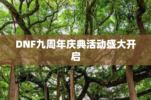 DNF九周年庆典活动盛大开启 DNF九周年庆典活动盛大开启