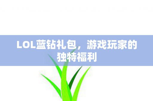 LOL蓝钻礼包，游戏玩家的独特福利