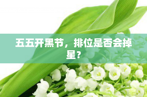 五五开黑节，排位是否会掉星？