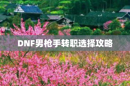 DNF男枪手转职选择攻略 DNF男枪手转职选择攻略