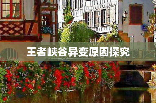 王者峡谷异变原因探究 王者峡谷异变原因探究