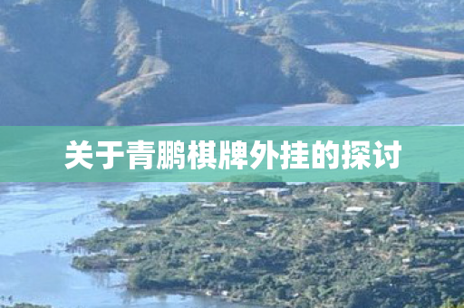 关于青鹏棋牌外挂的探讨