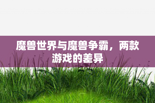 魔兽世界与魔兽争霸,两款游戏的差异 魔兽世界与魔兽争霸,两款游戏的差异