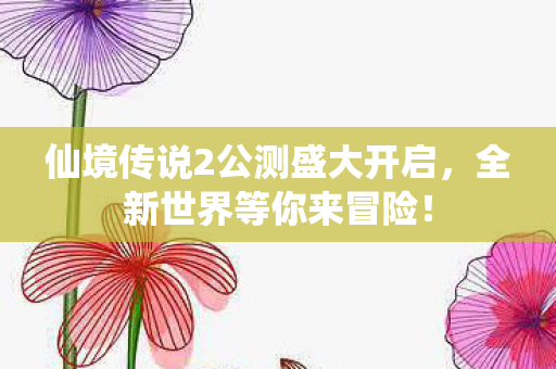 仙境传说2公测盛大开启，全新世界等你来冒险！