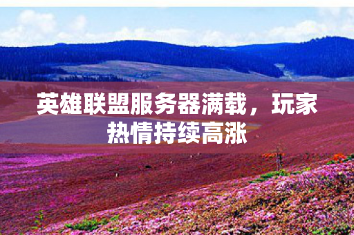英雄联盟服务器满载，玩家热情持续高涨