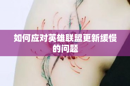 如何应对英雄联盟更新缓慢的问题 如何应对英雄联盟更新缓慢的问题