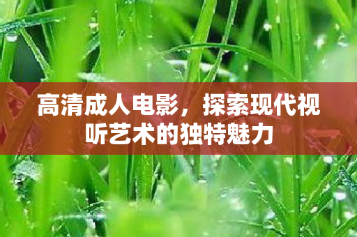 高清成人电影,探索现代视听艺术的独特魅力 高清成人电影,探索现代视听艺术的独特魅力